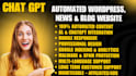 create a fully automated ai auto blogging website