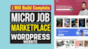 create a freelancing marketplace website or a micro job platform