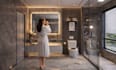 accurate 3d  rendering architecture with interior  design