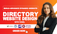 build dynamic wordpress listing directory website with voxel theme