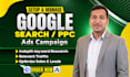 integrate and setup search ads, google ads adwords PPC campaign