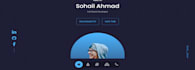 make a professional react develope modern and responsive web portfolio
