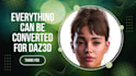 model or convert any figure, hairs and clothes into daz3d, metahuman, figures