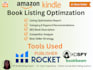 do SEO amazon listing optimization for your book  categories keywords and more