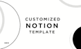 build a custom notion template for, work, and life