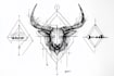make a geometric tattoo design