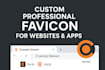 design a modern logo and favicon for your website