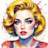 draw comic pop art style illustration