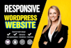 create a fast and responsive wordpress site with SEO