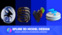 design custom 3d models using spline
