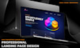 make professional landing page UI UX design