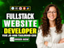 develop a full stack website using tailwind and vue js