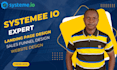 create systeme io landing pages and systeme io sales funnel