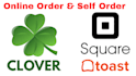 provide custom your own brand online order, also with clover, square, toast  app