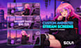 animate starting soon, brb and offline screens for twitch