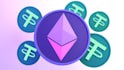design 3d cryptocurrency token badge, nft logo, and blockchain asset