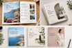 design a magazine catalogue or booklet layout for print or digital