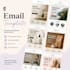 design responsive email newsletter template for mailchimp, klaviyo and shopify