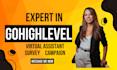 gohighlevel virtual assistant clone go high level survey gohighlevel campaign