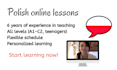 teach you polish in a practical and interactive way
