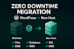 migrate wordpress to a new host with zero downtime
