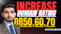 increase domain rating dr50, 60, 70 life time