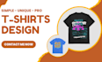 design t shirt with simple and unique mockups