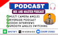 do multicam podcast video editing and riverside podcast editing