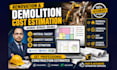 do renovation demolition cost estimation using planswift