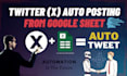 automate your twitter x posts with google sheets