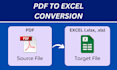 convert PDF or CSV to excel with formatting and cleanup