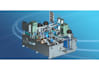 design, rendering piping layout, hydraulic system in 3d , 2d