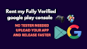 publish your android app to google play using my trusted console account