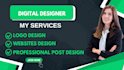 design logo , pixel, website and thumbnail