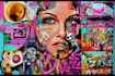 create graffiti pop art canvas designs and murals
