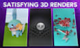 make a satisfying 3d render