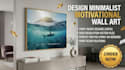 design minimalist wall art for home and office decor