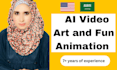 do viral faceless ai video and ai animation