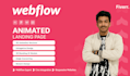 design a 3d interactive and animated webflow websites