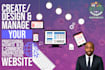create a professional website for your institution