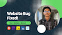 fix bugs in HTML, CSS, node js, react and next js