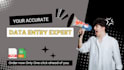 do data entry, typing work, PDF to excel