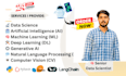 do data science, machine learning , nlp , and ai chatbot projects in python