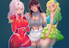 draw anime art, character illustration, digital art, nsfw