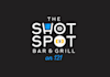 design drinking pool playing karaoke shot logo