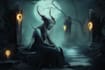create dark horror fantasy character art