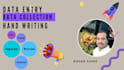 professional data entry ,essay writing and  handwriting services