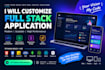 develop and customize your full stack web app