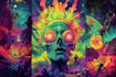 make trippy, psychedelic, surreal, illustrations designs
