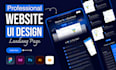 do website ui ux, web ui design, ui ux design, wireframe